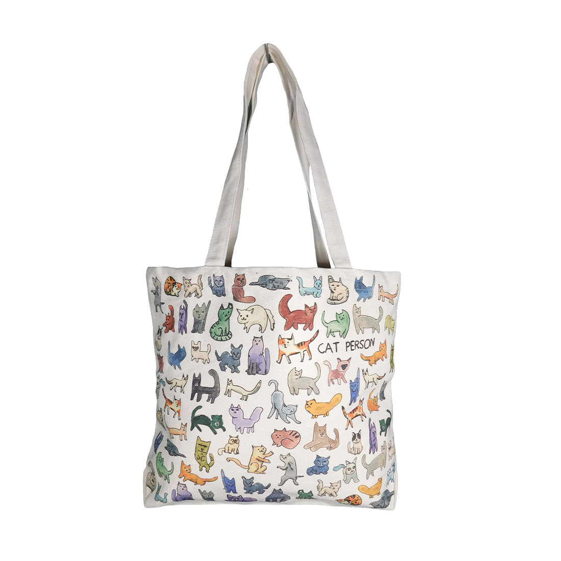 Ben Lenovitz - Medium Cat Person Tote (14"x16")