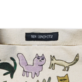 BEN LENOVITZ - CAT PERSON CANVAS TOTE - MED