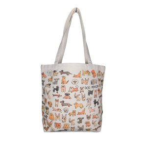 BEN LENOVITZ - DOG PERSON CANVAS TOTE - MED