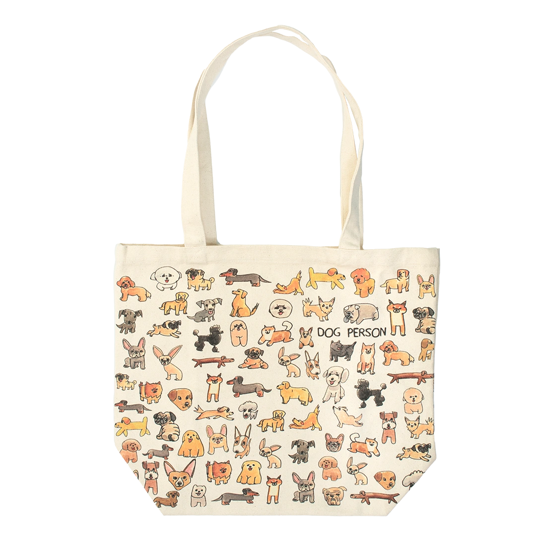 BEN LENOVITZ - DOG PERSON CANVAS TOTE - MED