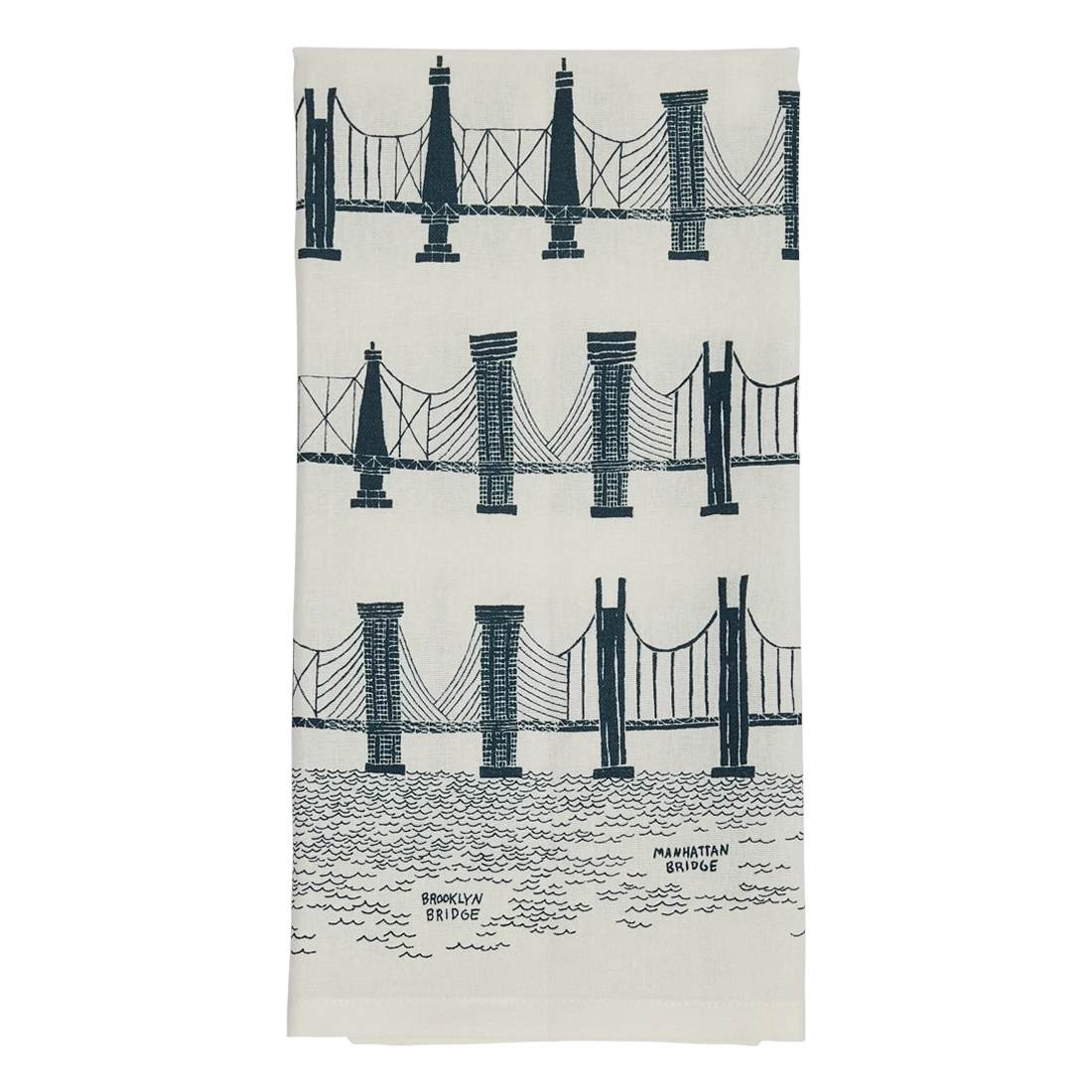 BRIDGE AND TUNNEL TEA TOWEL