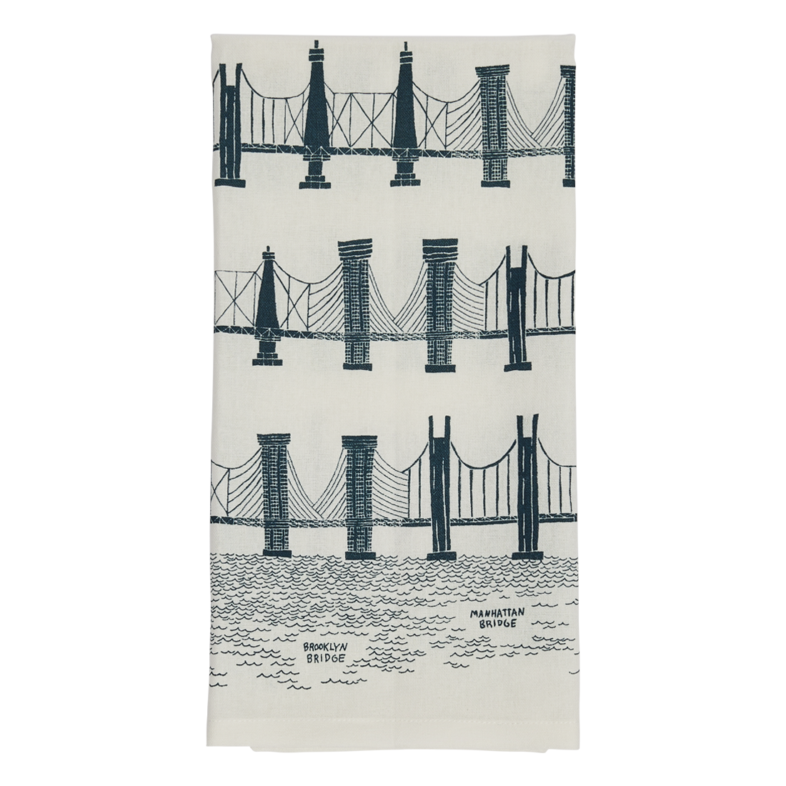 BRIDGE AND TUNNEL TEA TOWEL