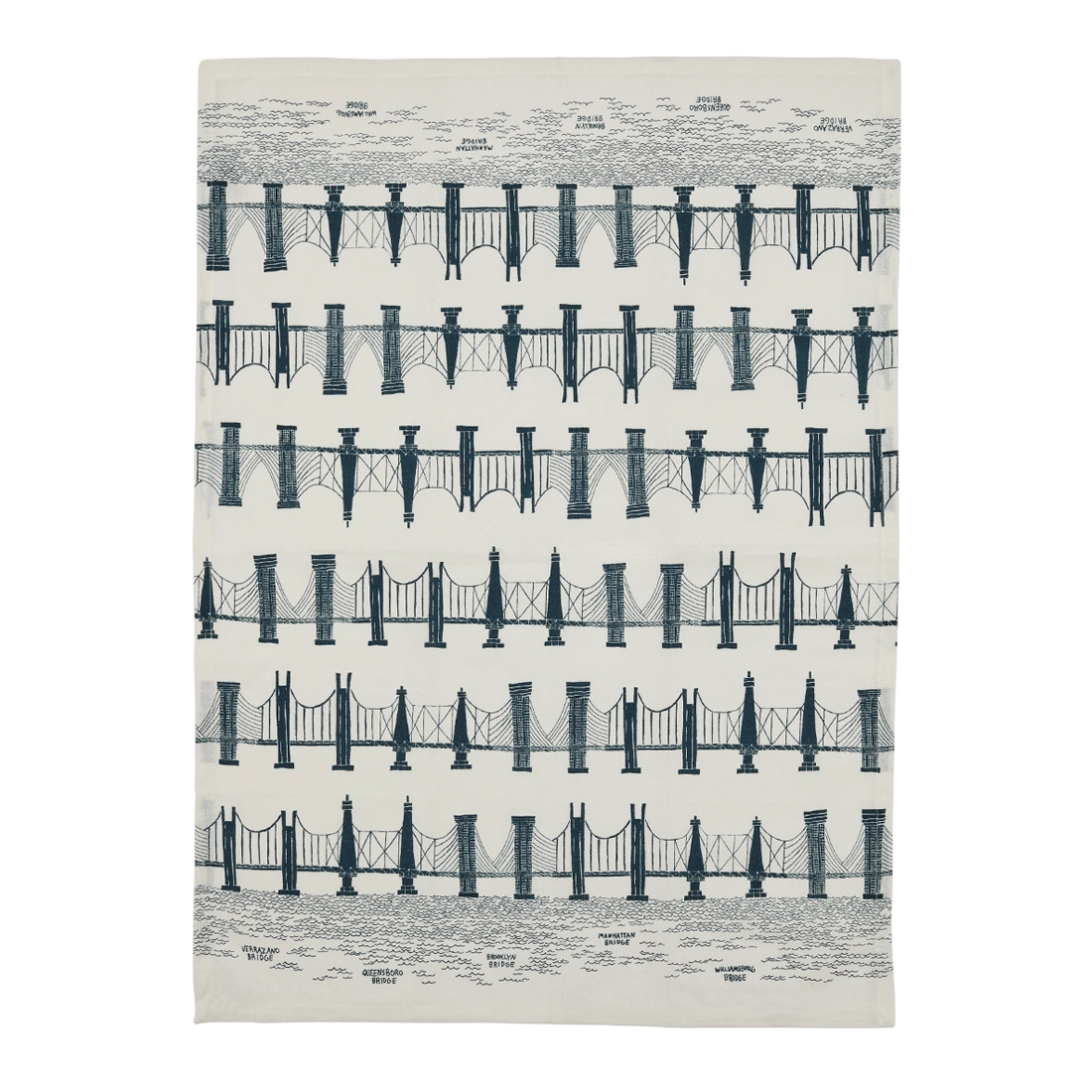 BRIDGE AND TUNNEL TEA TOWEL