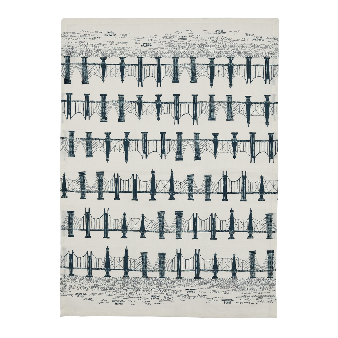 BRIDGE AND TUNNEL TEA TOWEL
