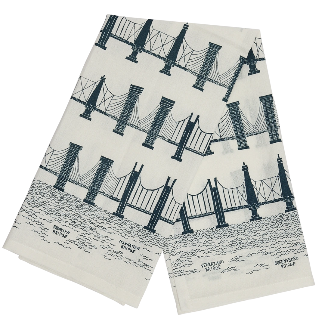 BRIDGE AND TUNNEL TEA TOWEL