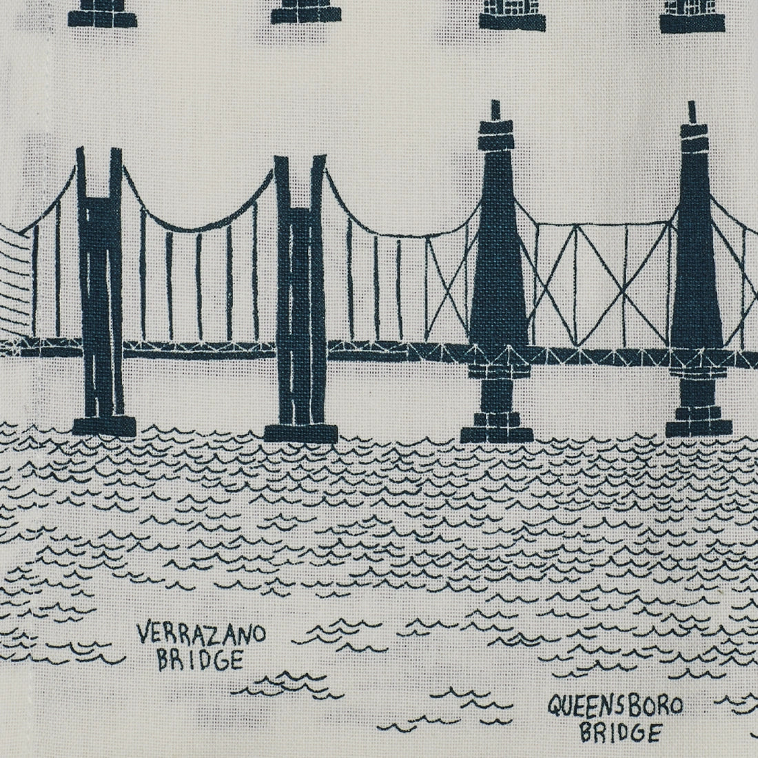 BRIDGE AND TUNNEL TEA TOWEL