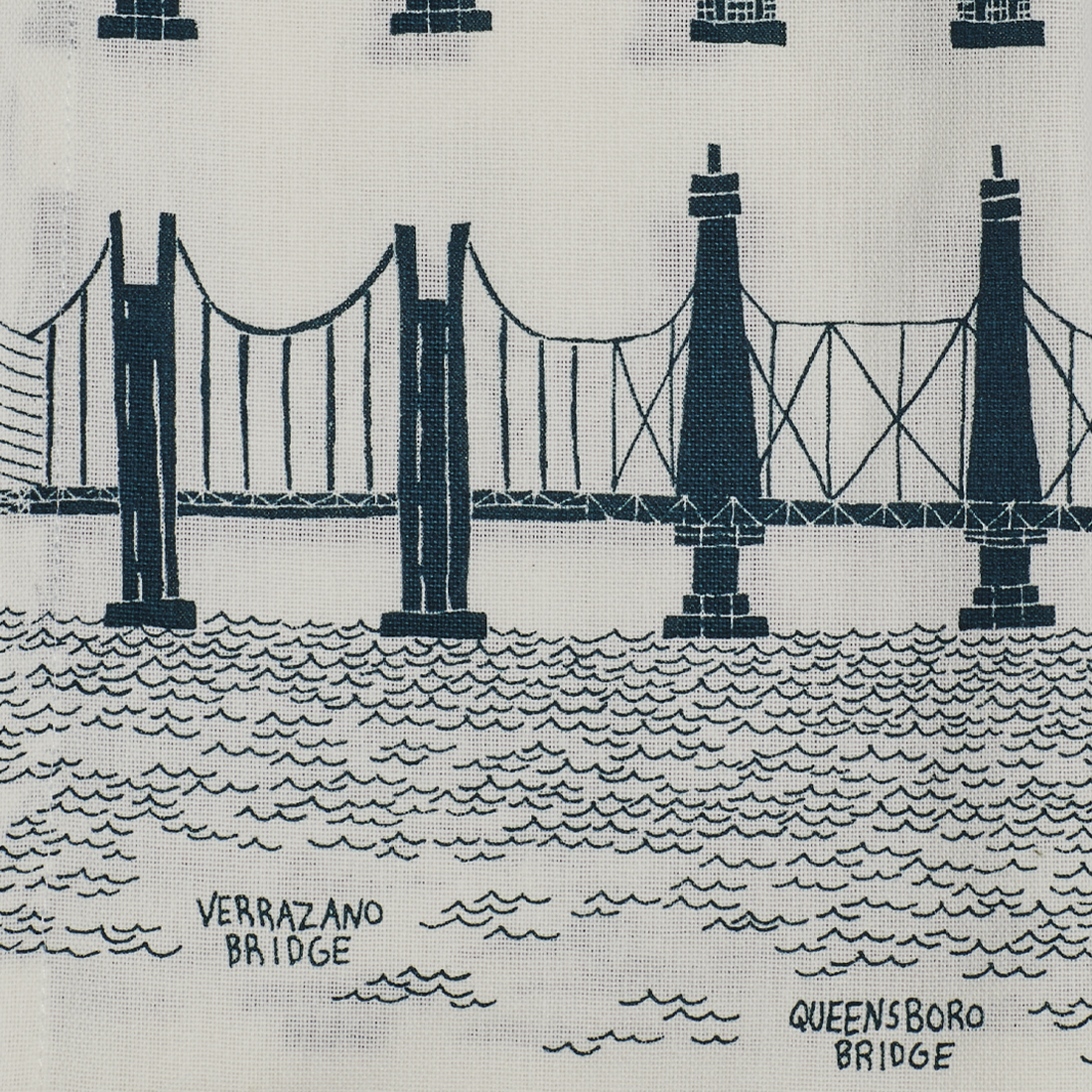 BRIDGE AND TUNNEL TEA TOWEL