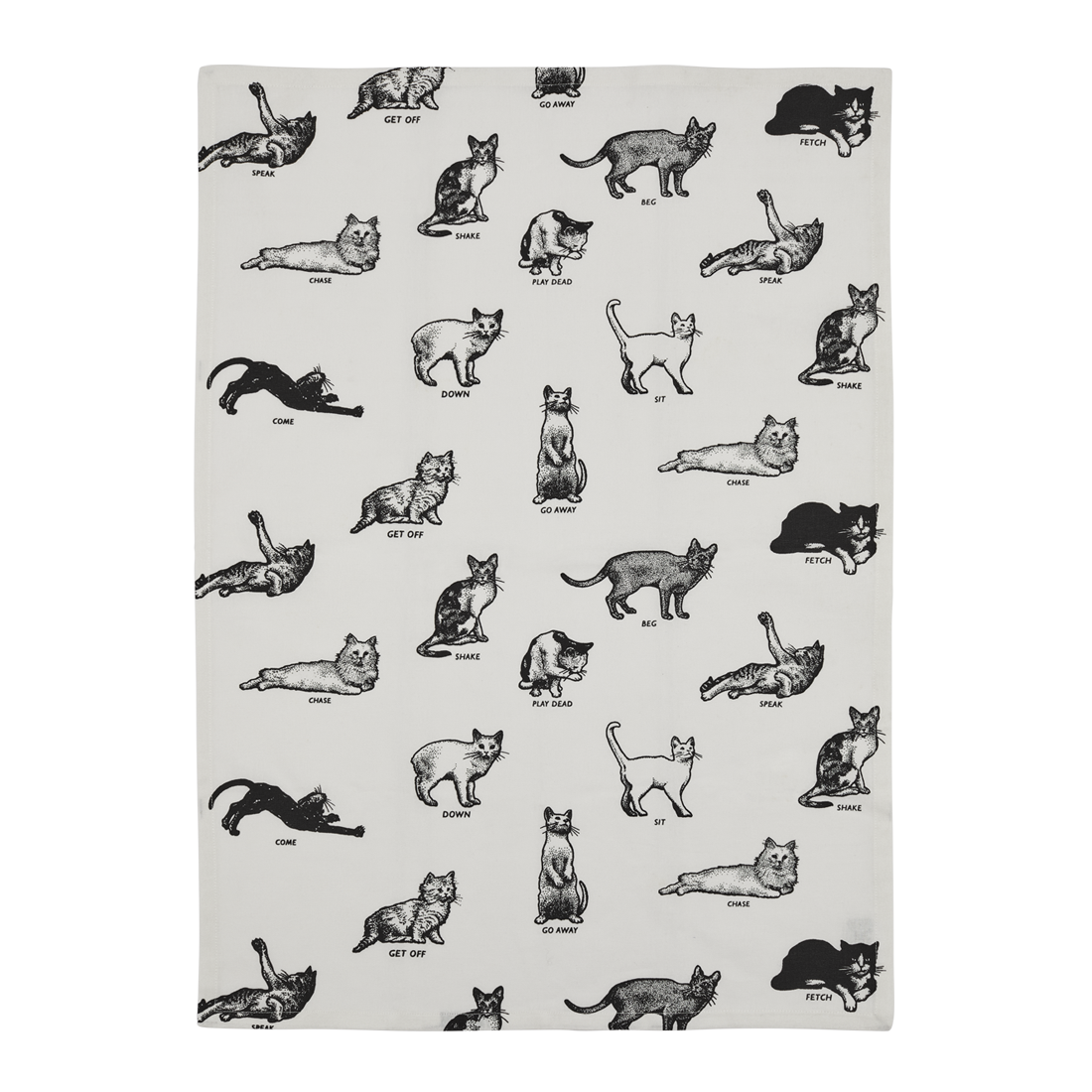 Cat Tricks - Tea Towel