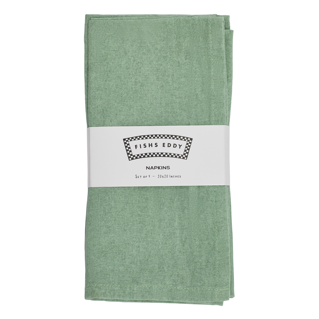 Item - 4 Pack Stonewash Napkins - Mint (20"x20")