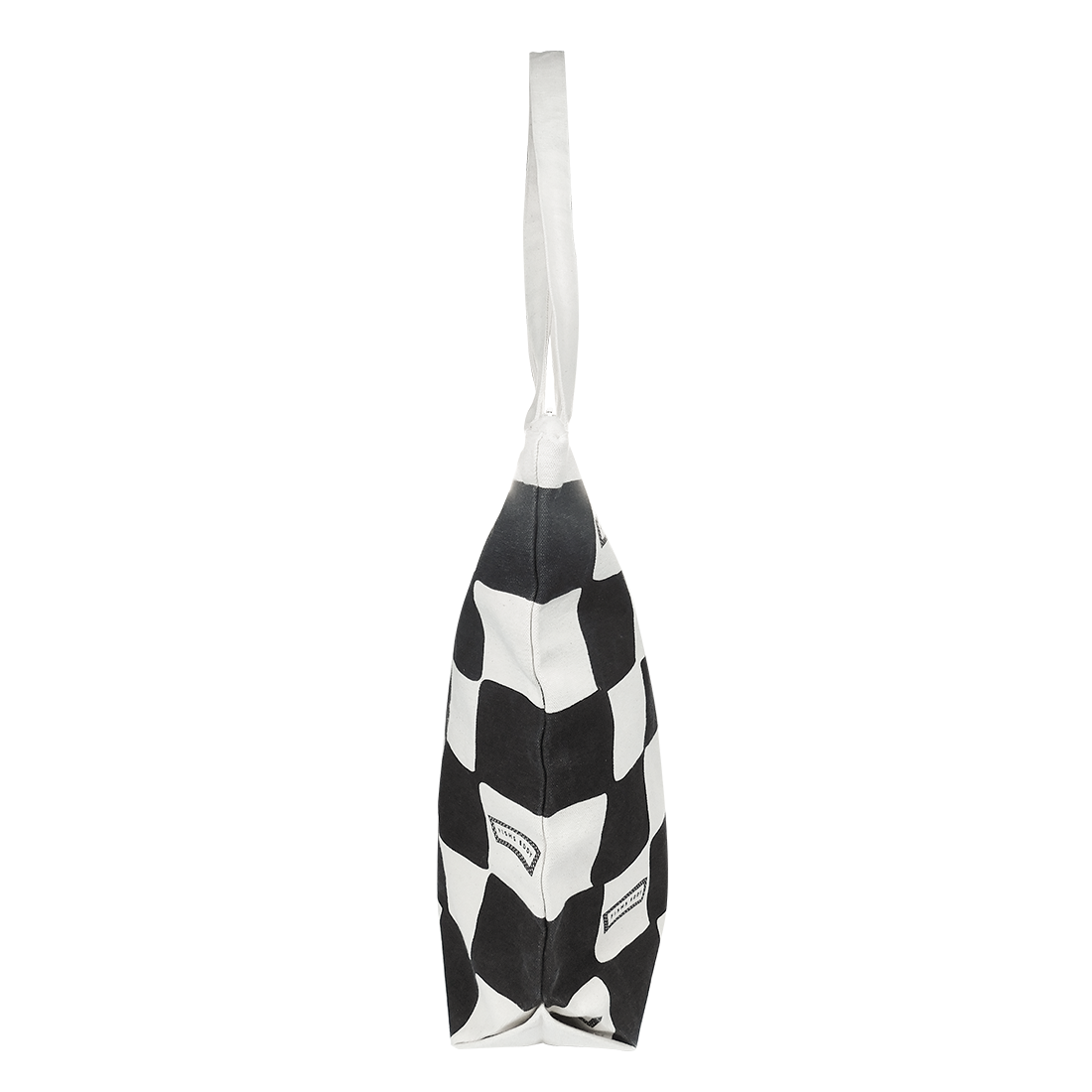 Checkerboard - Large Oversize Check Tote (18"x15")
