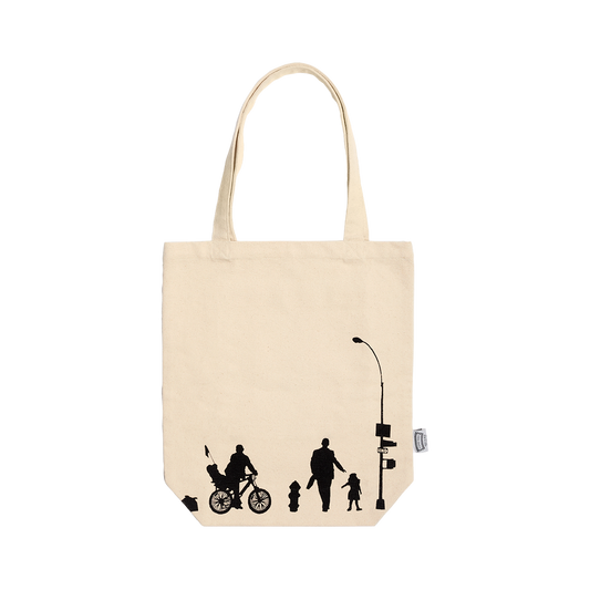 Pedestrians - Large Tote (18"x15.5")