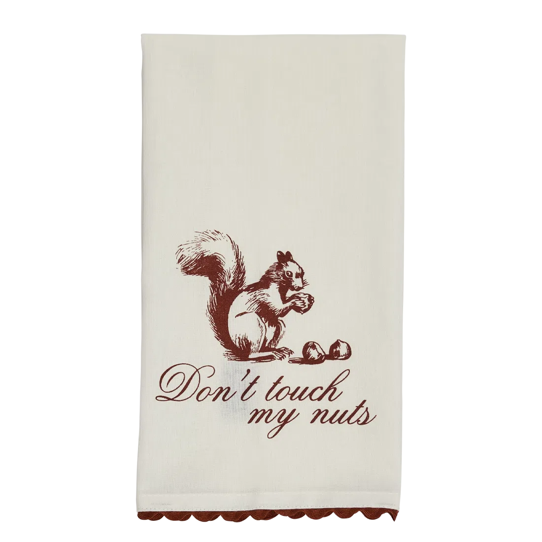 PLEASANTRIES - DON'T TOUCH MY NUTS TEA TOWEL