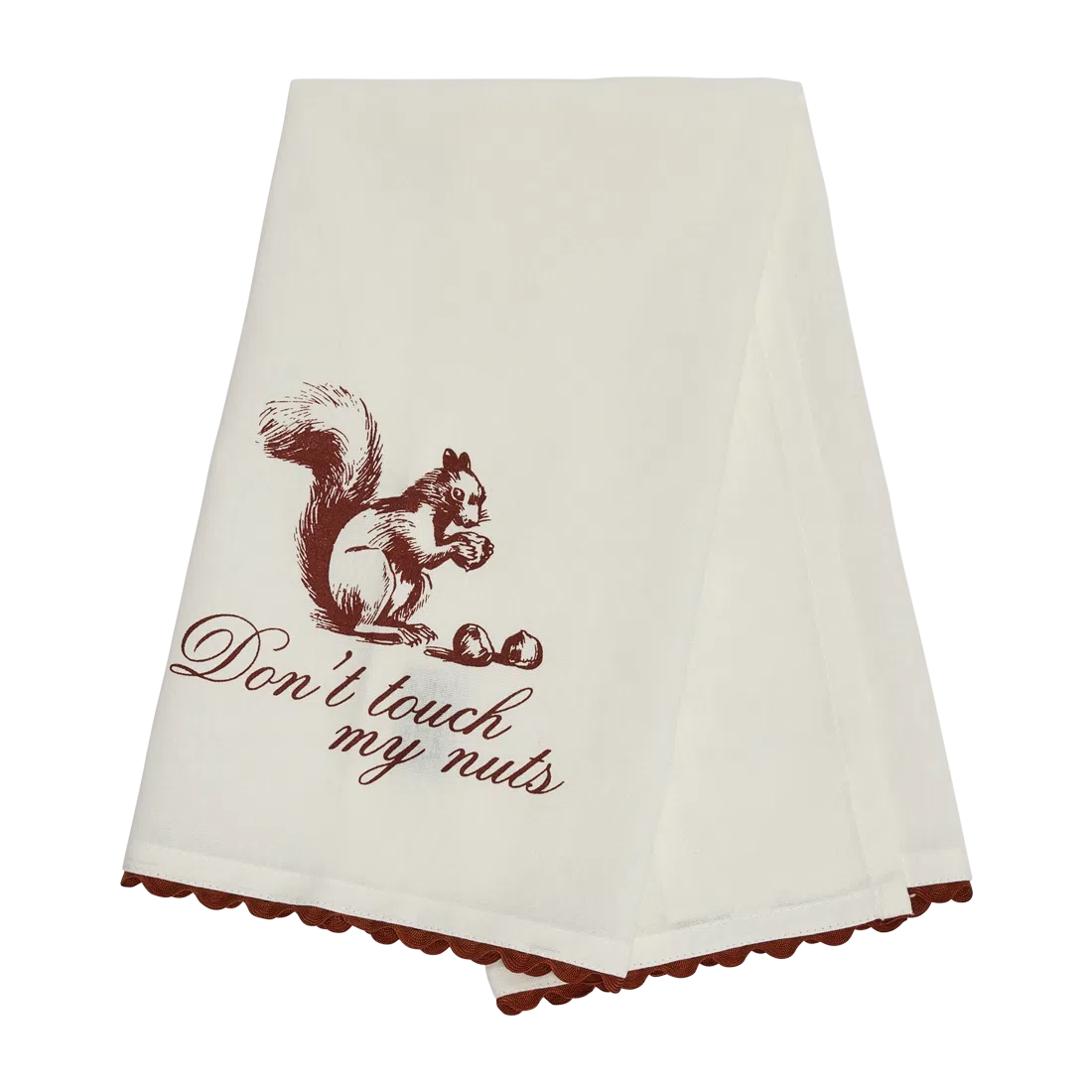 PLEASANTRIES - DON'T TOUCH MY NUTS TEA TOWEL