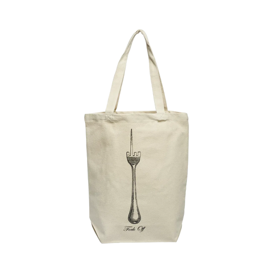 PLEASANTRIES - MEDIUM FORK OFF TOTE (14"x16")