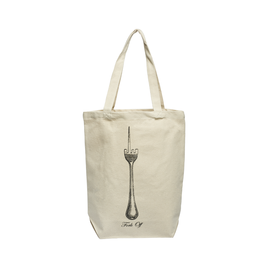 Pleasantries - Medium Fork Off Tote (14"x16")
