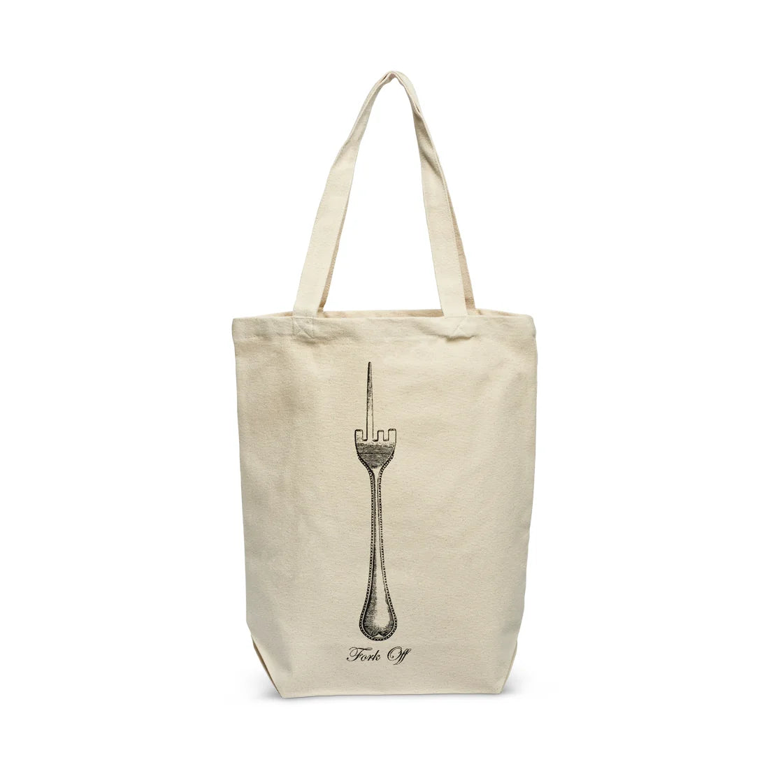 PLEASANTRIES - MEDIUM FORK OFF TOTE (14"x16")