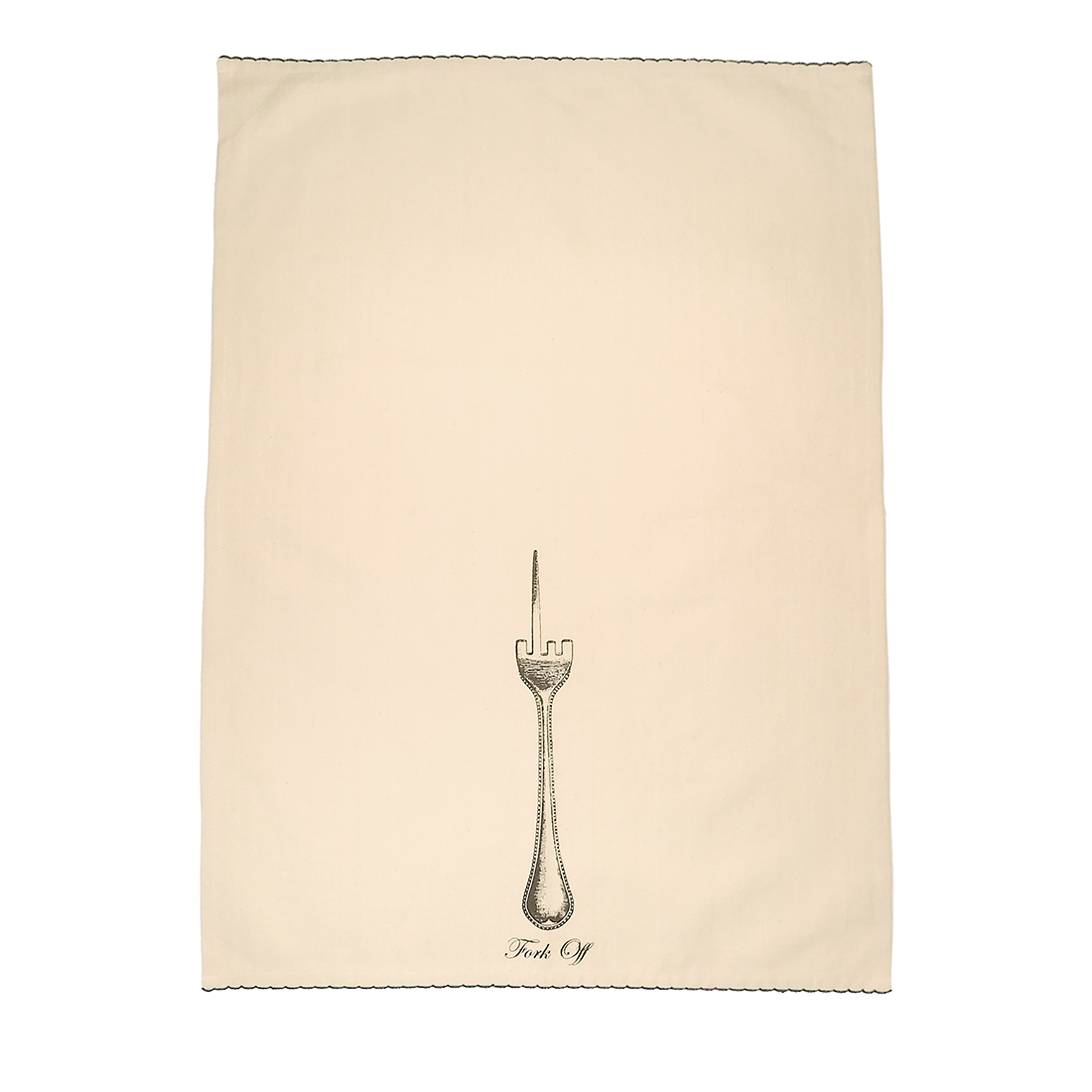 Pleasantries - Fork Off Tea Towel