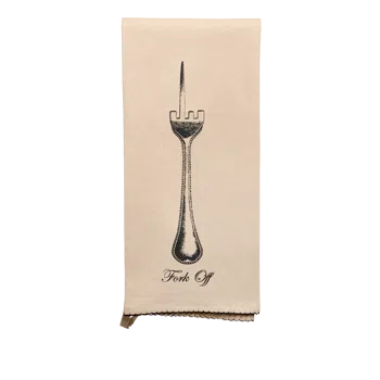 PLEASANTRIES - FORK OFF TEA TOWEL