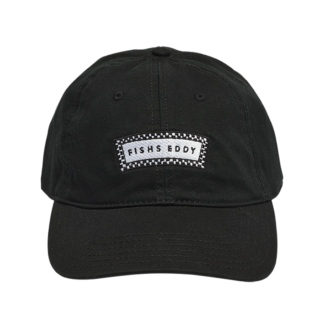 Dad Hat - Check Logo - Black