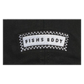 DAD HAT - CHECK LOGO - BLACK