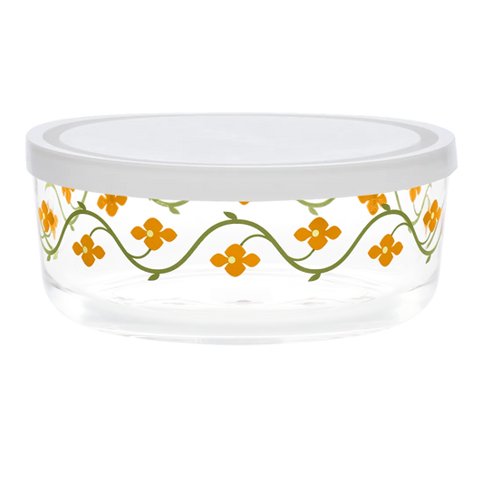 VINTAGE FLORAL - LORETTA STORAGE BOWL WITH LID (24.3OZ)