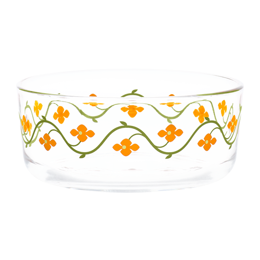 Vintage Floral - Loretta Storage Bowl With Lid - 24.3oz