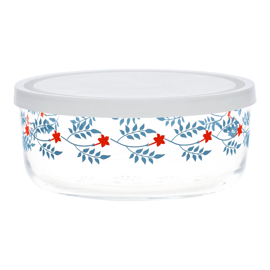 VINTAGE FLORAL - TAMMY STORAGE BOWL WITH LID (24.3OZ)