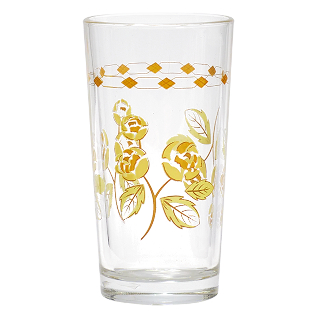 WINE GLASS YELLOW (8.45OZ)