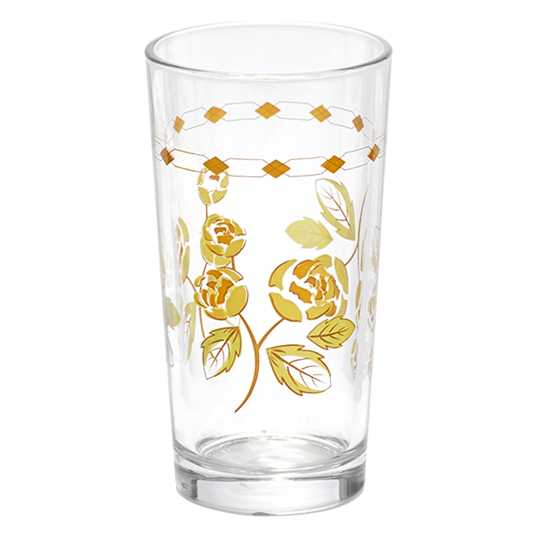 WINE GLASS YELLOW (8.45OZ)