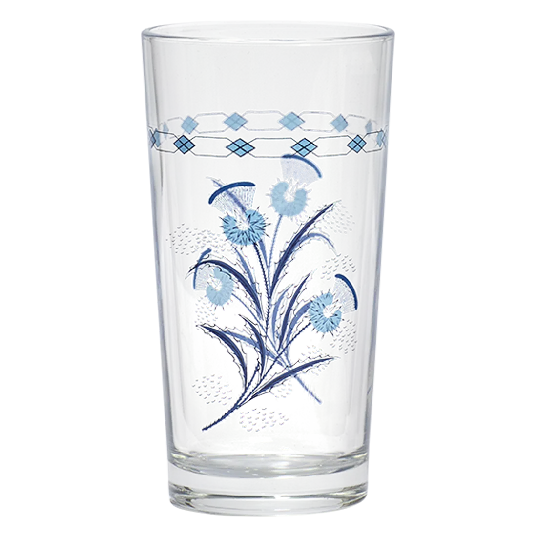 WINE GLASS BLUE (8.45OZ)
