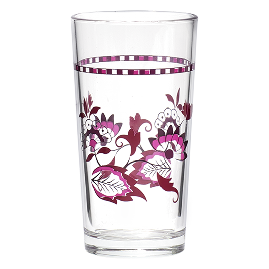 WINE GLASS PINK (8.45OZ)