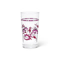 WINE GLASS PINK (8.45OZ)