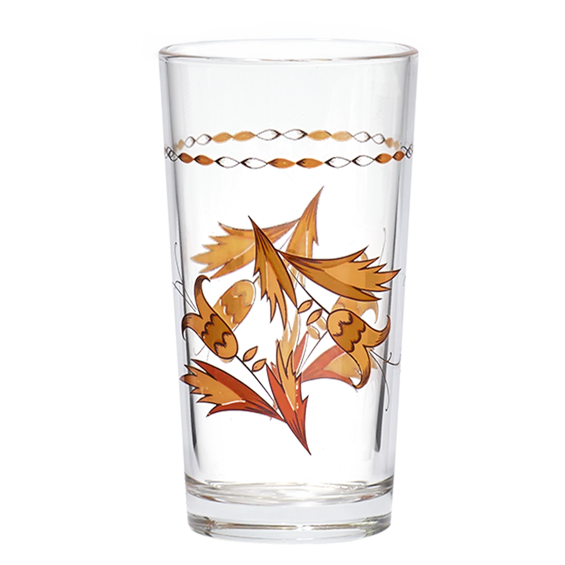 WINE GLASS ORANGE (8.45OZ)