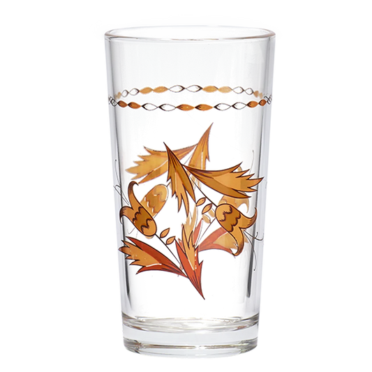 WINE GLASS ORANGE (8.45OZ)