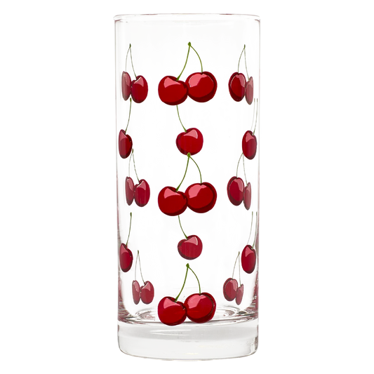 CHERRIES HIGHBALL GLASS (12.3OZ)