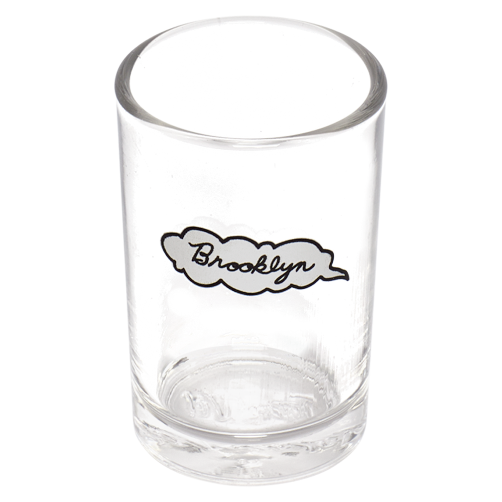 Brooklyn Shot Glass with Brooklyn inspired design, great for everyday dining and entertaining