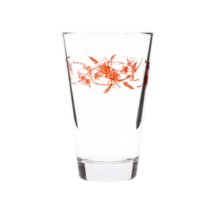 VINTAGE FLOWER JUICE GLASS (12.25OZ)