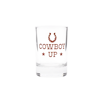 COWBOY UP SHOT GLASS (1.85OZ)