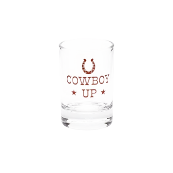 COWBOY UP SHOT GLASS (1.85OZ)