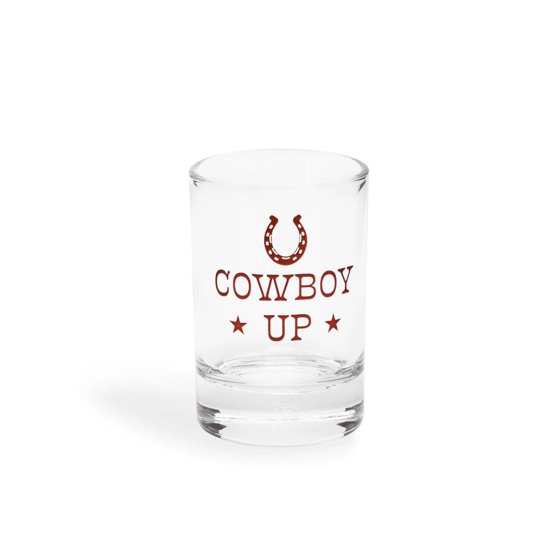 COWBOY UP SHOT GLASS (1.85OZ)