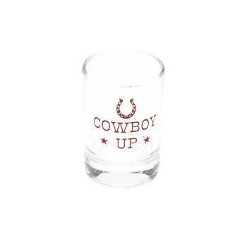 COWBOY UP SHOT GLASS (1.85OZ)