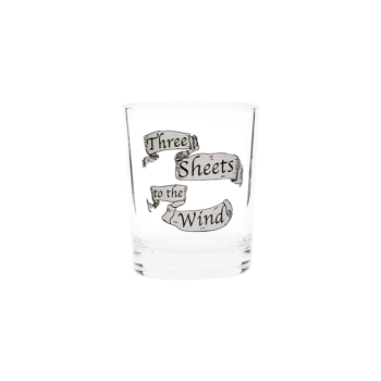 THREE SHEETS TO THE WIND SHOT GLASS (3.38OZ)
