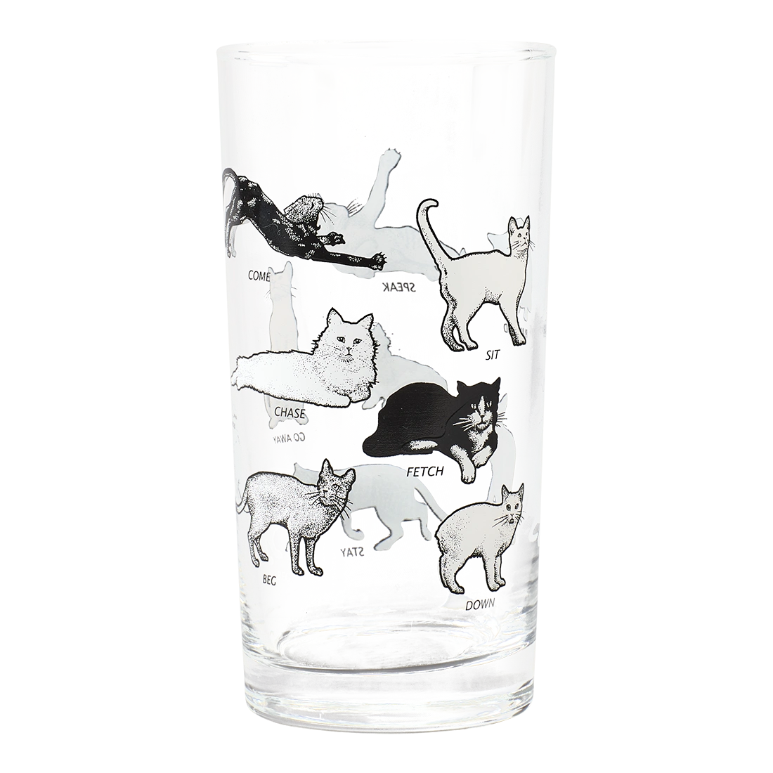 CAT TRICKS - HIGHBALL GLASS (12OZ)