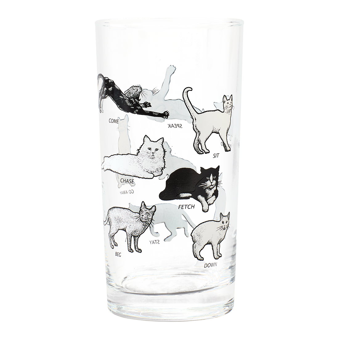 Cat Tricks - Highball Glass
