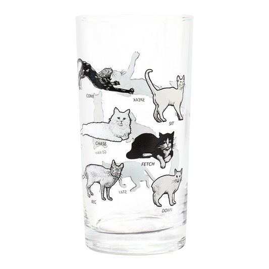 CAT TRICKS - HIGHBALL GLASS (12OZ)