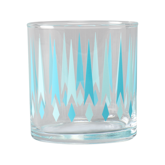 Novelty Glassware - Party Glasses - Blue Diamonds (11.5oz)