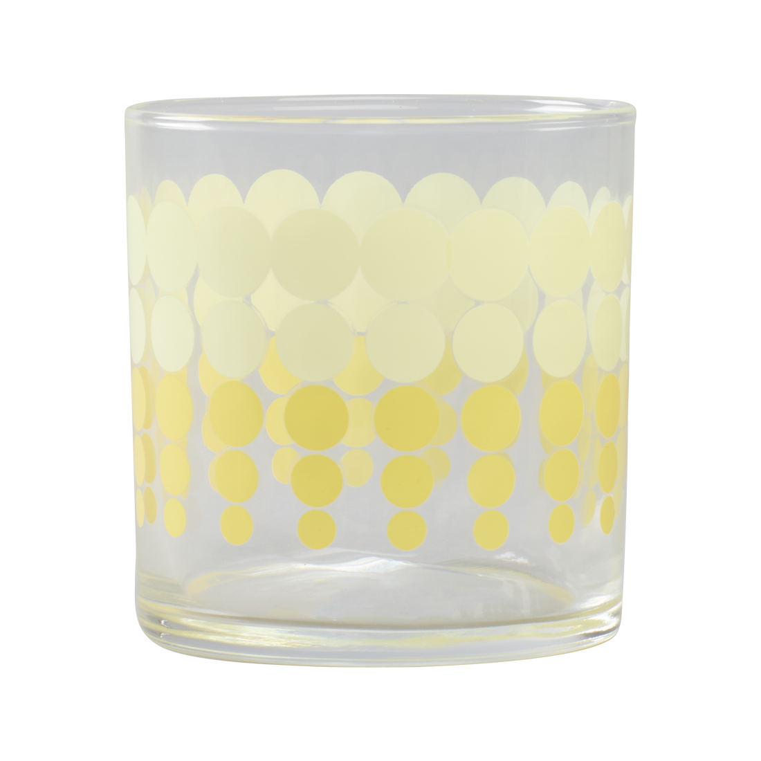 Novelty Glassware - Party Glasses - Yellow Dots (11.5oz)