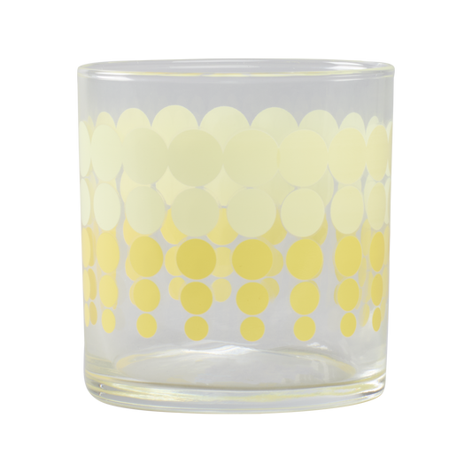Novelty Glassware - Party Glasses - Yellow Dots (11.5oz)