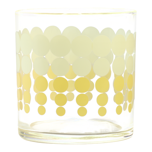 Novelty Glassware - Party Glasses - Yellow Dots (11.5oz)