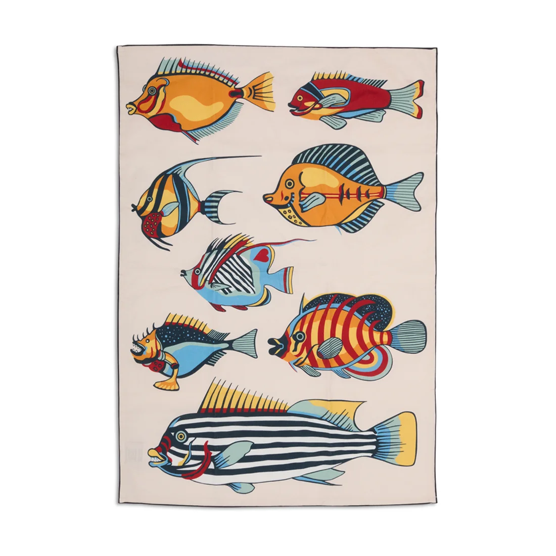 MUSEUM FISH TEA TOWEL